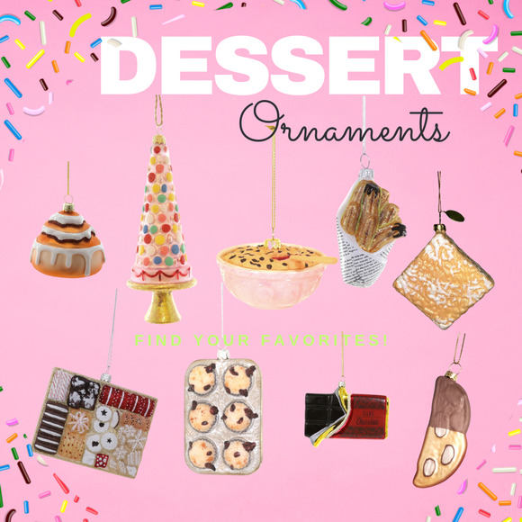 Cody Foster Glass Ornament Marshmallow Rice Krispy Treat Dessert Nostalgic Food - Picture 4 of 5